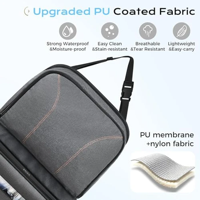 Coverado Backseat Car Organizer, Heavy-Duty Durable Dual-Way Use Car Back Seat Organizer Waterproof with Reinforced Pockets, Zipper Closure Design, Protect Valuables from Spills, Keeps Car Tidy by Coverado - Image 5