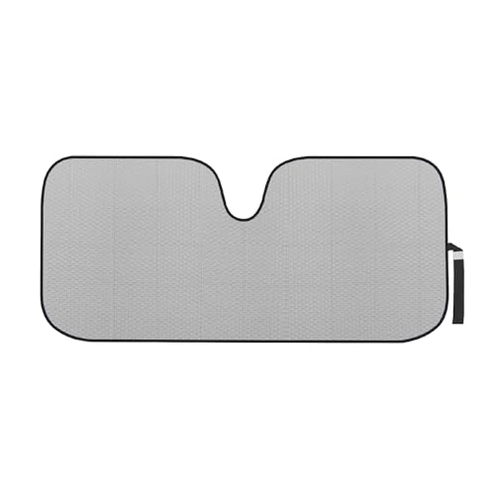 Motor Trend Front Windshield Sun Shade - Accordion Folding Auto Sunshade for Car Truck SUV - Blocks UV Rays Sun Visor Protector - Keeps Your Vehicle Cool - 58 x 24 Inch (Gray) by Motor Trend - Image 1
