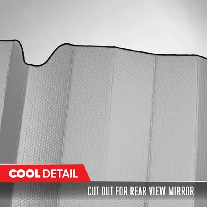 Motor Trend Front Windshield Sun Shade - Accordion Folding Auto Sunshade for Car Truck SUV - Blocks UV Rays Sun Visor Protector - Keeps Your Vehicle Cool - 58 x 24 Inch (Gray) by Motor Trend - Image 5
