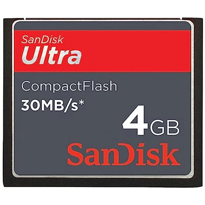 SanDisk SDCFH-004G-A11 4GB 30MB/s ULTRA CF Card (US Retail Package) by SanDisk - Used - Very Good condition - US$29.95