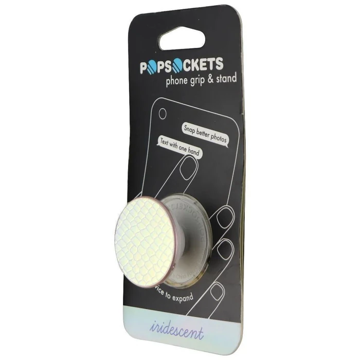 PopSockets Collapsible Grip & Stand for Phones and Tablets - Iridescent Snakeskin by PopSockets - Refurbished - Brand New condition - US$12.13