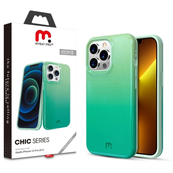 MyBat Pro Chic Series Phone Case for iPhone 13 Pro - Mint by MyBat Pro - Image 1