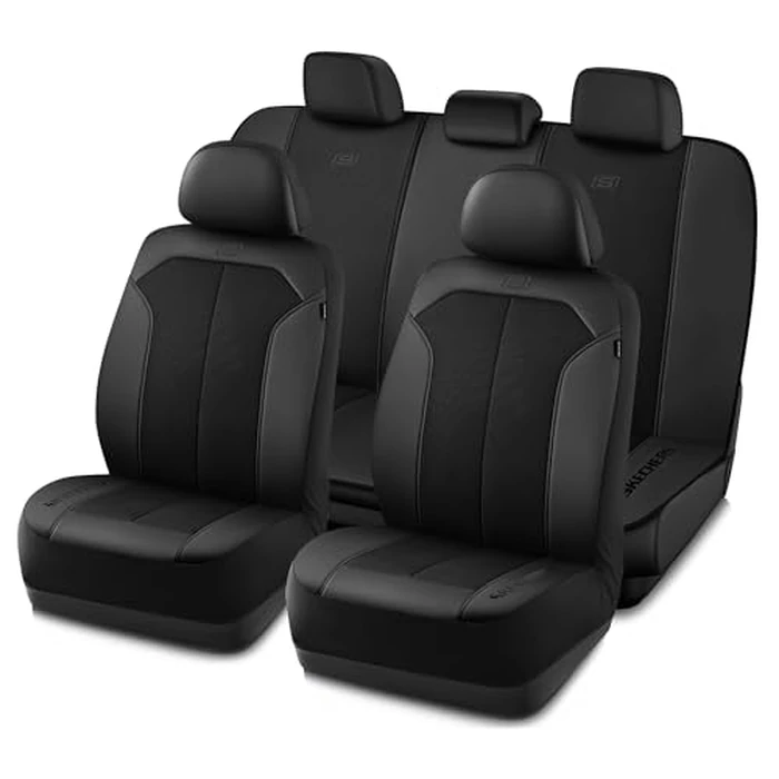 Skechers Car Seat Covers,GOGA Mat Oxford Cloth Seat Covers,Waterproof Car Seat Covers Full Sets,Automotive Universal Fit Seat Cover for Most Cars, Suvs, Trucks,Black by Skechers - Used - Like New condition - US$65.25