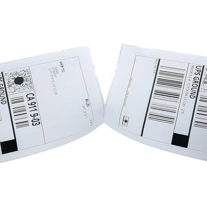 L LIKED 4000 4x6 Thermal Shipping Labels Fanfold, Direct Thermal Printer Labels Compatible with Zebra Rollo - Perforated Strong Adhesive by L LIKED - Image 4