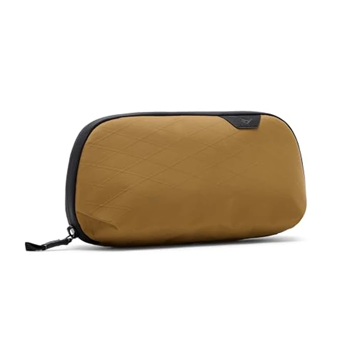Peak Design Small Tech Pouch, Coyote, Ocean Edition, Electronics Organizer for Travel or Everyday Carry, Origami-Style Storage, Cable Pass-Through, Weatherproof, Gear Carry Bag for Men and Women by Peak Design - Image 1
