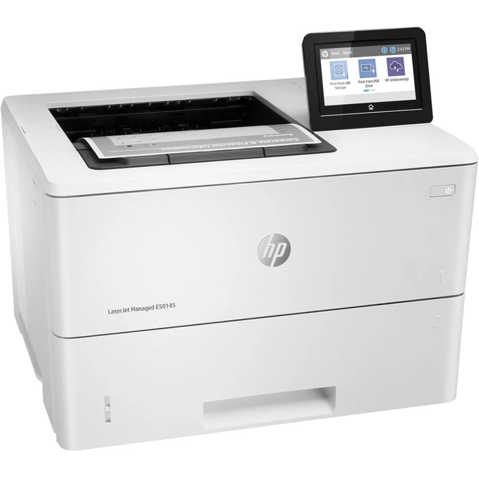 HP LaserJet Managed E50145dn Monochrome Laser Printer - White by HP - Image 2