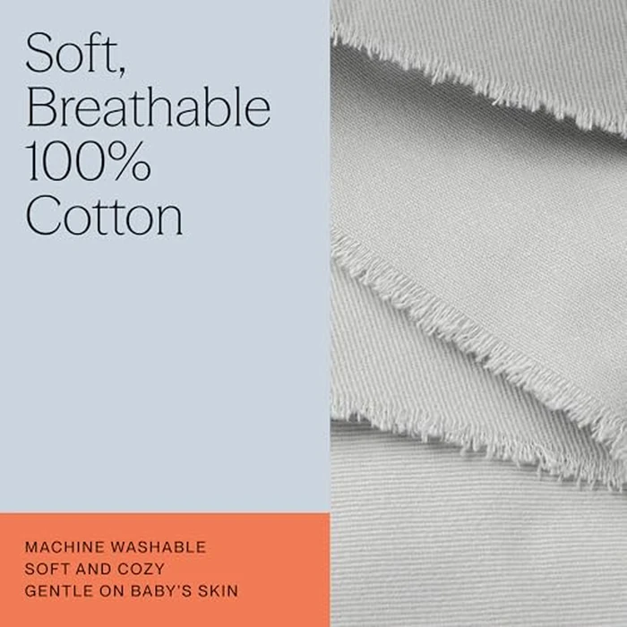 Ergobaby Omni Deluxe Baby Carrier for Newborn to Toddlers 0-48 Months (7-45 lbs) - 4-Position 100% Premium Cotton Baby Carrier with Ergonomic Support, Storage Pockets, and Sun Hood - Pearl Grey by Ergobaby - Image 5