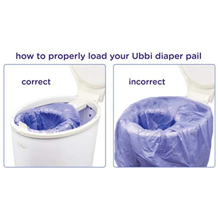 Ubbi Disposable Diaper Pail Plastic Bags, Value Pack, 75 Count, 13-Gallon Bags by Ubbi - Image 2