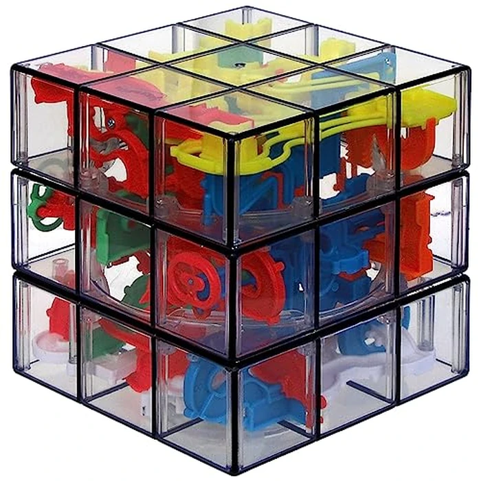 Rubik’s Perplexus Fusion 3x3 Gravity 3D Maze Game Brain Teaser Puzzle Ball | Anxiety Relief Items Cool Stuff | Sensory Toys for Adults & Kids Ages 8+ by Spin Master Games - Used - Acceptable condition