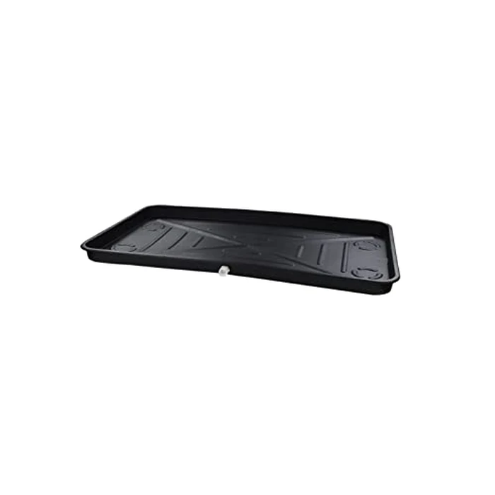 DiversiTech (6-2748L) A/C Secondary Plastic Condensate Drain Pan, Air Conditioner Drip Pan with Rolled Edges, 27" x 48", Black by Diversitech - Used - Very Good condition - US$56.80