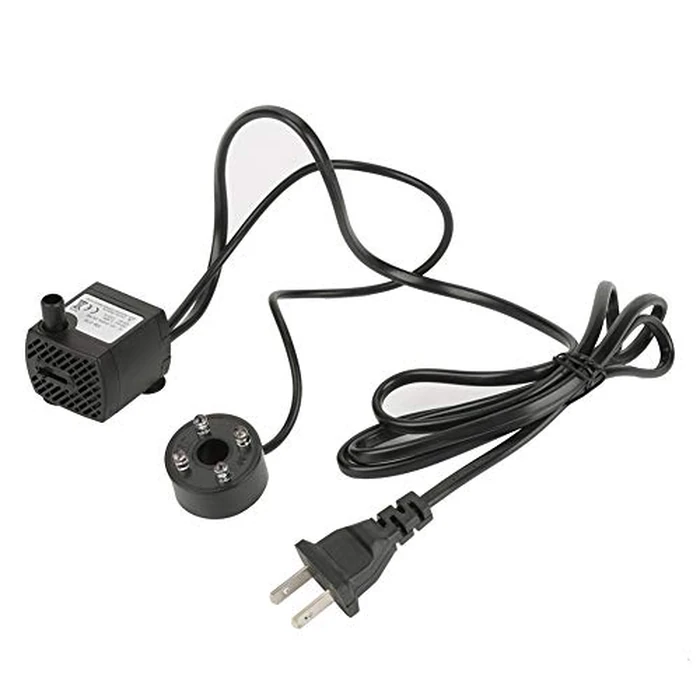 Submersible Water Pump,150L/H 2W Energy Efficient Mini Aquarium Pump with 1.5m Cord,Small Fountain Pump for Hydroponics Systems Small Ponds Tabletop Fountains Indoor Gardens Office Decor by GLOGLOW - Used - Like New condition - CA$12.91