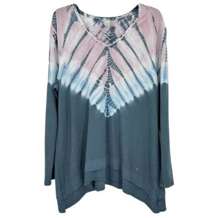 GreenTea Women's Tie Dye Top XXL - Dawn by GreenTea - Refurbished - Brand New condition - US$20.48