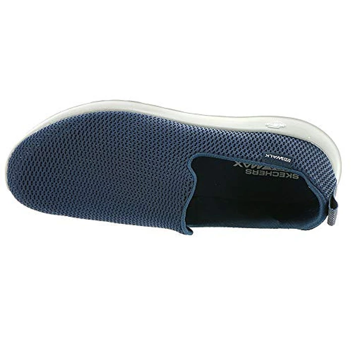 Skechers Men's Go Walk Max-Athletic Air Mesh Slip on Walkking Shoe Sneaker,Navy/Gray,12.5 M US by Skechers - Image 4