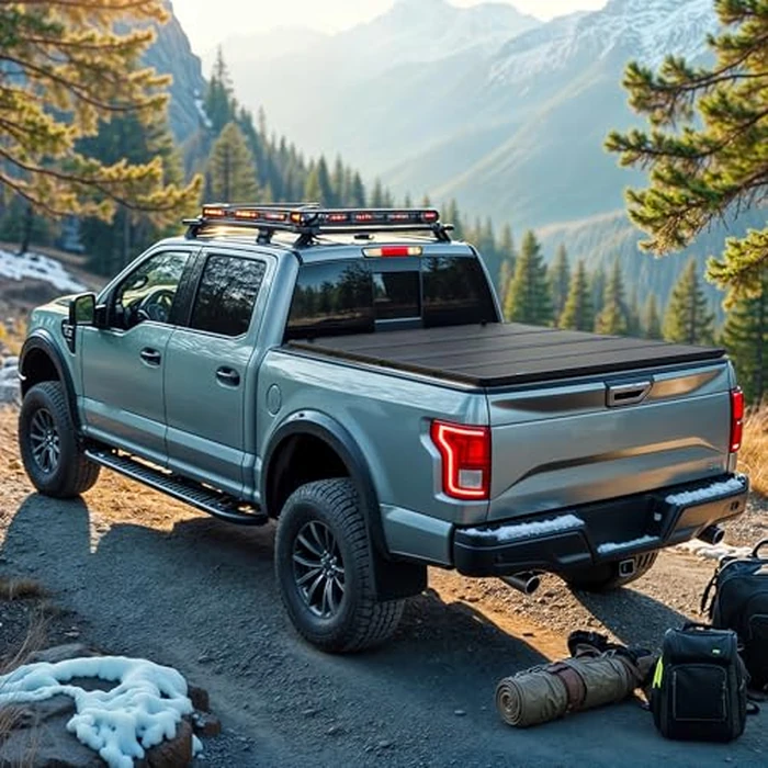 YITAMOTOR Quad Fold Hard Truck Tonneau Cover Fits for Dodge Ram 1500 2009-2024 (19-24 Classic ONLY) with 6.4ft Bed w/o Rambox, Heavy-Duty Aluminum Alloy Bed Cover by YITAMOTOR - Image 9