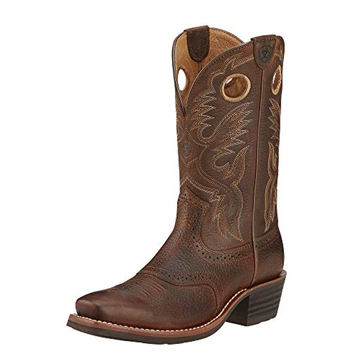 Ariat 1000223015D Mens Heritage Roughstock Earth/Brnbomber 200 - Brown 15D by ARIAT - Used - Very Good condition - CA$73.20