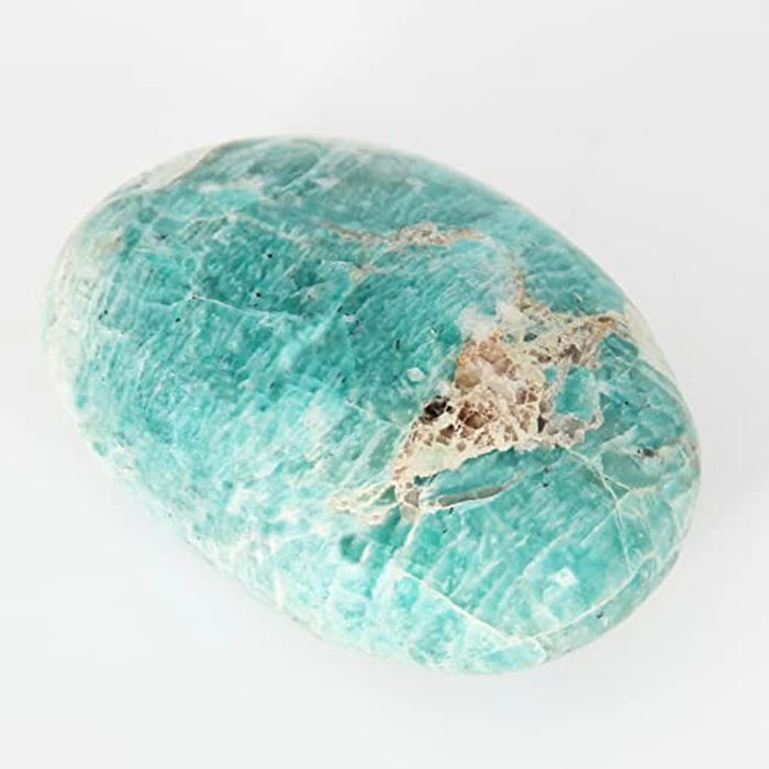 Orientrea Amazonite Palm Stone-1 Pc Amazonite Pocket Energy Stone, Smooth Healing Crystal Worry Stone(Amazonite Stone(1 Pc)) by Orientrea - Image 7