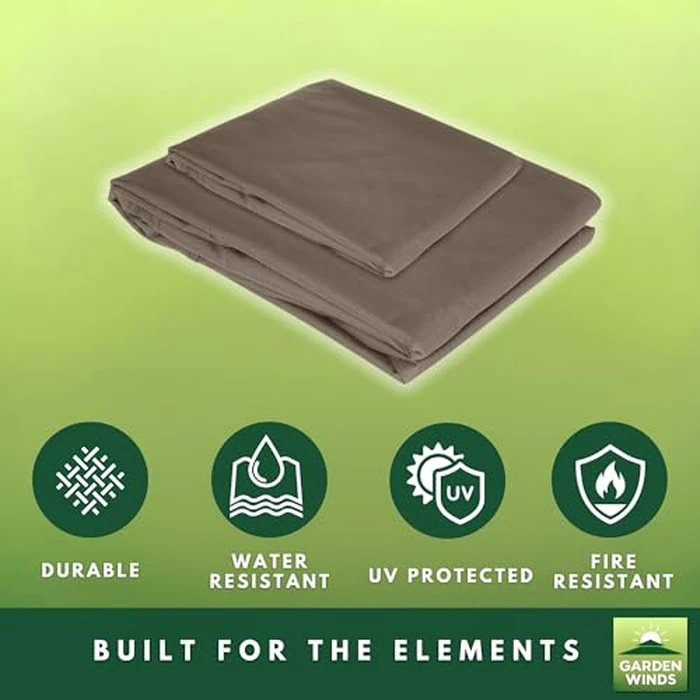 Garden Winds Reinforced Replacement Canopy Top Cover Compatible with The L-GZ724PST-B Garden Treasures Geo 10' x 10' Gazebo - Classic Brown, Riplock 350 by Garden Winds - Image 7