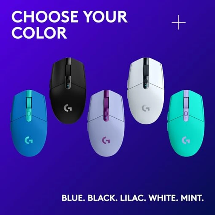Logitech G305 Lightspeed Wireless Gaming Mouse, Hero Sensor, 12,000 DPI, Lightweight, 6 Programmable Buttons, 250h Battery, On-Board Memory, Compatible with PC, Mac - Black by Logitech G - Image 9