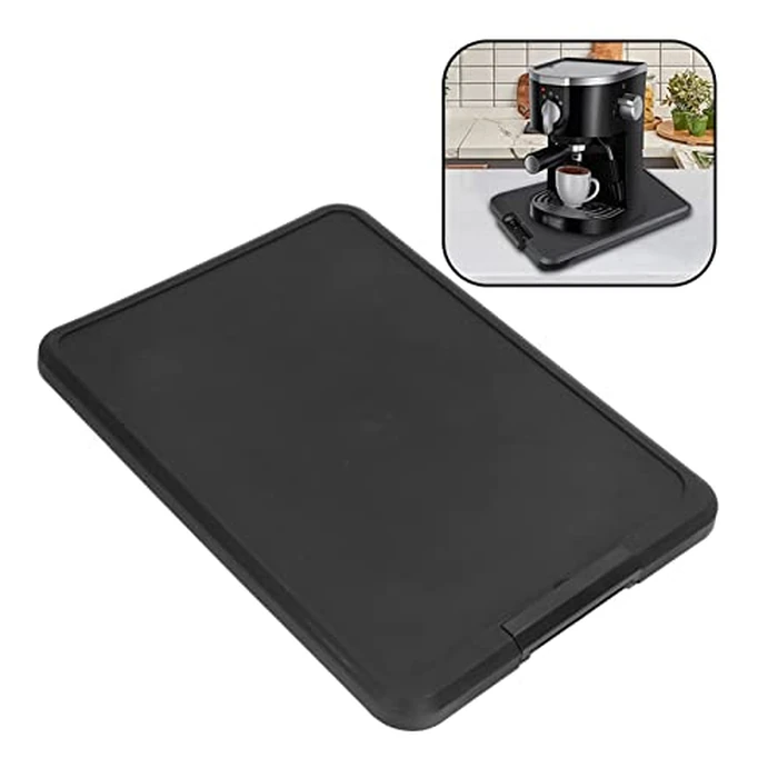 Kitchen Appliance Sliding Tray Rolling Tray Countertop Storage Sliding Tray for Coffee Maker Moving Slider for Coffee Maker Toaster Blender,Home Kitchen Counter Organizer Rolling Tray by Pwshymi - Image 8