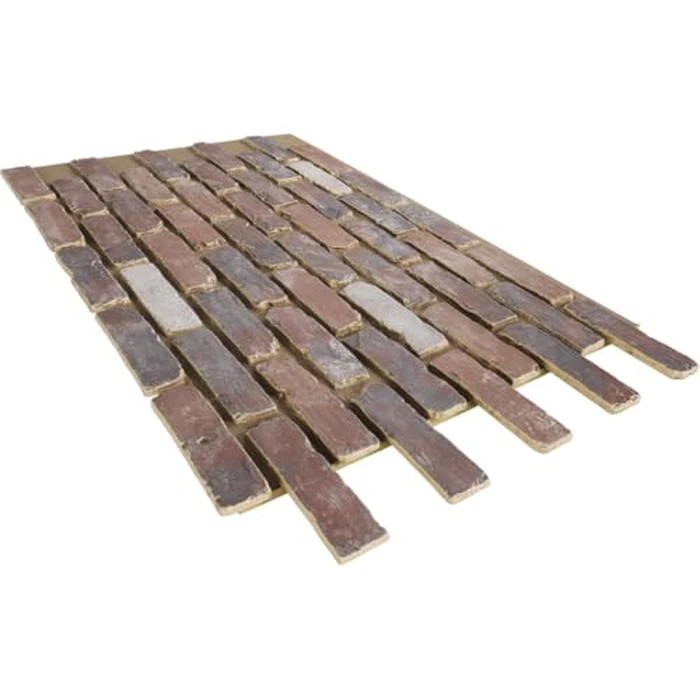 EverStone Aged Brick Faux Brick Panel, 46 7/8"W x 27"H x 1 1/4"D, Smokey Rose Color by Ekena Millwork - Image 6