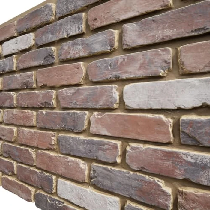 EverStone Aged Brick Faux Brick Panel, 46 7/8"W x 27"H x 1 1/4"D, Smokey Rose Color by Ekena Millwork - Image 7