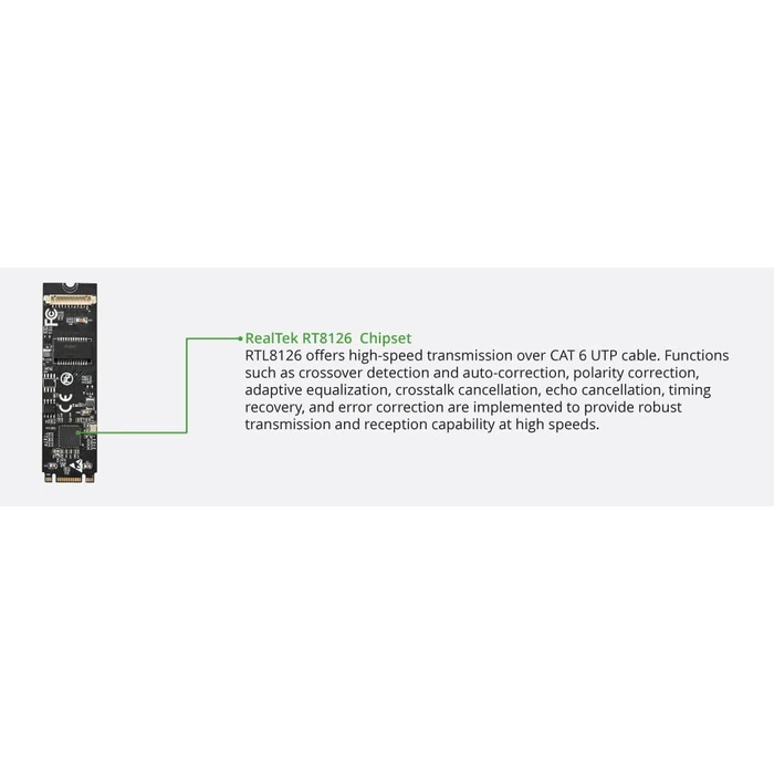 IO CREST M.2 M-Key PCI-e 3.0 Interface Single Port 5.0 Gigabit Ethernet Modules by IO CREST - Image 6