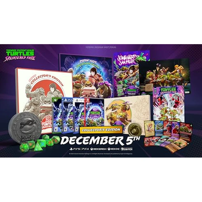 Teenage Mutant Ninja Turtles: Splintered Fate Pipin’ Hot Collector’s Edition - Nintendo Switch by Nighthawk Interactive - Used - Very Good condition - US$44.28
