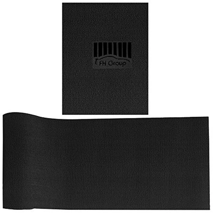 FH Group Car Floor Mats - DIY Ultra Waterproof Trimmable Non-Slip Vinyl Floor Mats, Solid Black by FH GROUP - Image 9