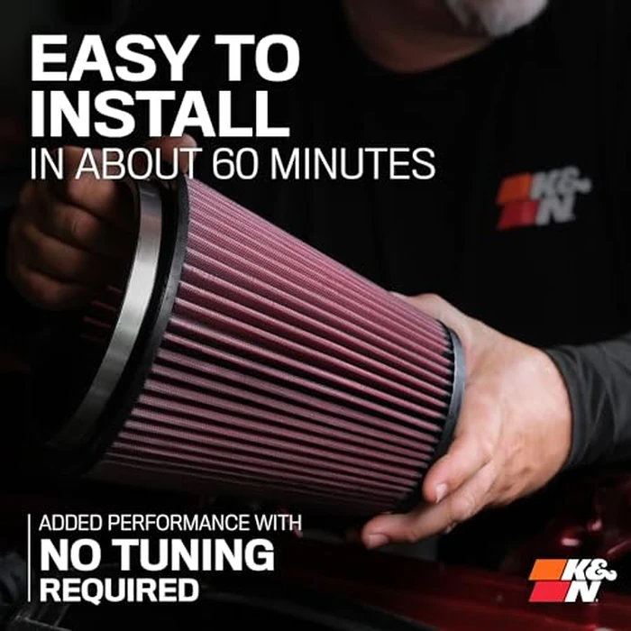 K&N Cold Air Intake System: High-Flow Air-Filter, Increase Performance & Horsepower: Compatible with 2021-2023 FORD Bronco, 30-2620 by K&N - Image 8