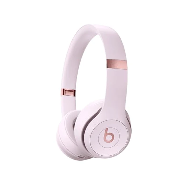 Beats Solo 4 - Wireless On-Ear Bluetooth Headphones, Up to 50-Hour Battery Life, Ultra-Lightweight Comfort, Powerful and Balanced Sound, Apple & Android Compatible - Cloud Pink by Beats - Used - Good condition