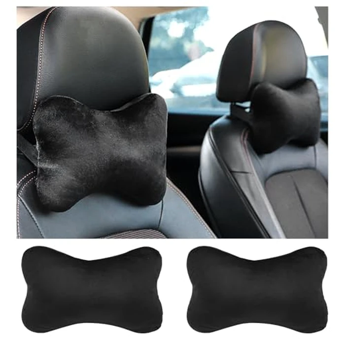 YGDMD 2PCS Car Headrest Pillow,Soft & Comfortable Car Neck Pillow for Driving Fatigue Relieve,All-Season Universal Cars Head Rest Pillows Automotive Interlor Accessorles for Cars,SUVs by YGDMD - Image 1