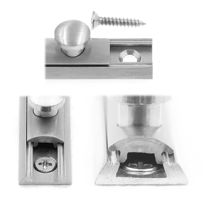 Prime-Line Products U 10307 4-Inch Surface Bolt, Solid Brass, Classic Bronze Finish , Gray by Defender Security - Image 3