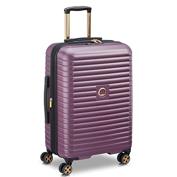 DELSEY Paris Cruise 3.0 Hardside Expandable Luggage with Spinner Wheels, Plum, Checked 26 Inch Trunk, Cruise 3.0 Hardside Expandable Luggage with Spinner Wheels by DELSEY PARIS - Image 2