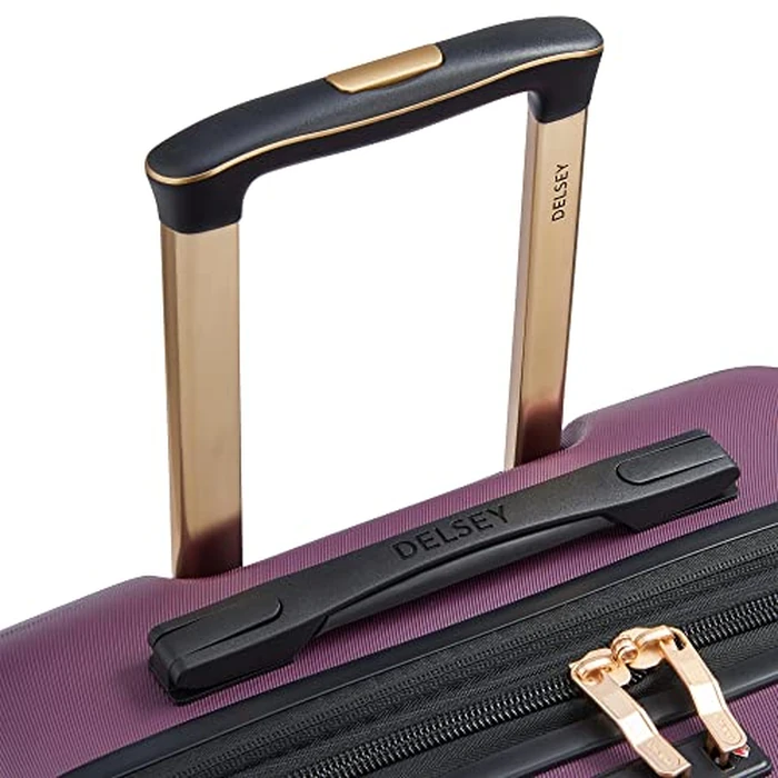 DELSEY Paris Cruise 3.0 Hardside Expandable Luggage with Spinner Wheels, Plum, Checked 26 Inch Trunk, Cruise 3.0 Hardside Expandable Luggage with Spinner Wheels by DELSEY PARIS - Image 5