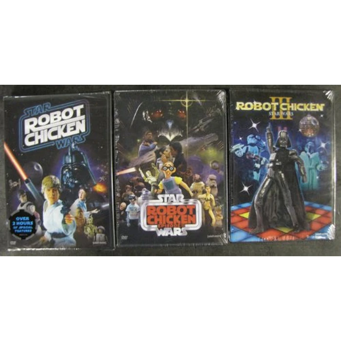 Robot Chicken: Star Wars Episodes I / II / III (DVD 3-pack) - Used - Very Good condition