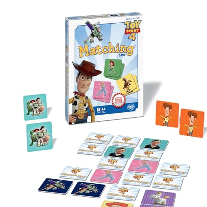 Wonder Forge Toy Story 4 Matching Game | Build Focus and Memory with Woody, Buzz, and Beloved Pixar Characters | Fun and Engaging Activity for Kids Ages 3+ by Wonder Forge - Image 1