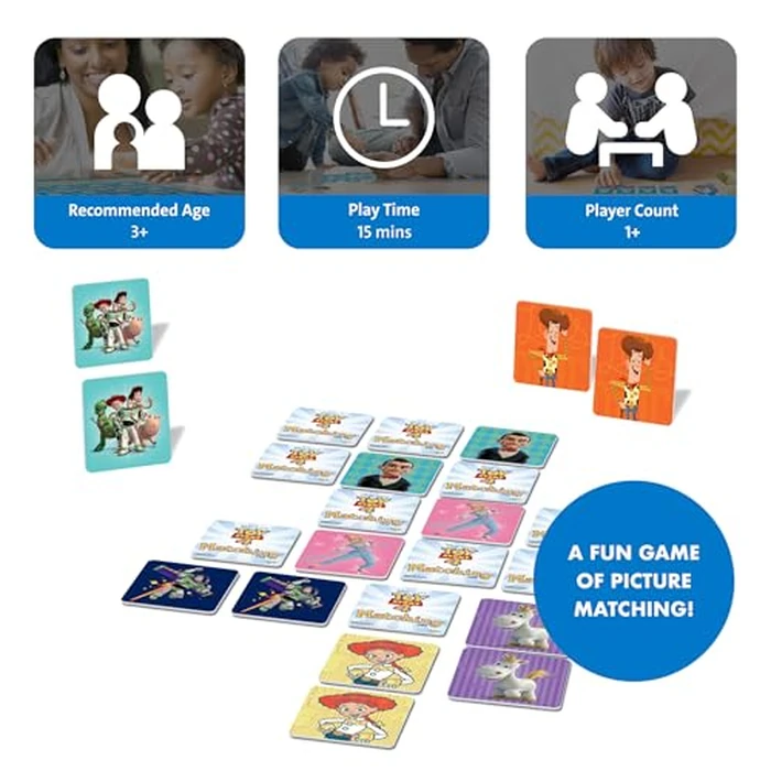 Wonder Forge Toy Story 4 Matching Game | Build Focus and Memory with Woody, Buzz, and Beloved Pixar Characters | Fun and Engaging Activity for Kids Ages 3+ by Wonder Forge - Image 2