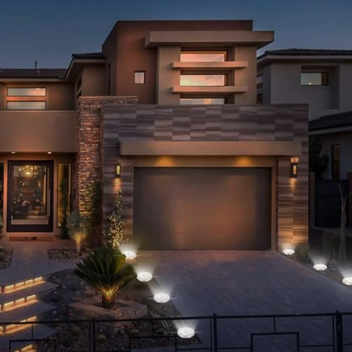 Kelvinlux Solar Lights Outdoor Waterproof, 12 Packs Bright Solar Ground Lights with Updated 12 LEDs, Solar Garden Lights Landscape Lights for Pathway Walkway Driveway Patio Yard Deck Lawn Decor (Cold) by KelvinLux - Image 5