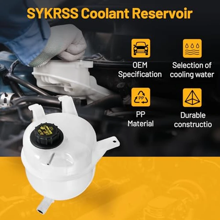 SYKRSS Coolant Reservoir Tank 603-029 Compatible with 1997 2002 2003 2005 2012 2013 E-150 E-250 E-350 E-450 E-550 Econoline Club Wagon Econoline Super Duty F-53 Motorhome Replace FRT1511C FRT1536C by SYKRSS - Image 5