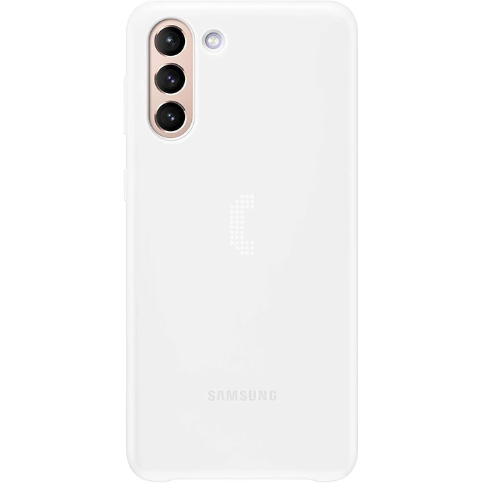 Samsung LED Back Cover Phone Case for Samsung Galaxy S21+ - White by Samsung - Refurbished - Acceptable condition - US$20.48