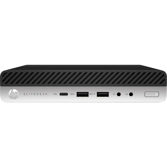 HP EliteDesk 800 G5 Mini Desktop - Intel Core i5-9500T 2.2GHz - 256GB - Black - 16GB RAM by HP - Refurbished - Excellent condition - CA$504.99