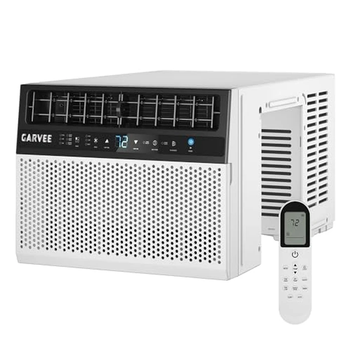 Garvee 6000 BTU U-Shaped Window Air Conditioner, Cools Up to 269 Sq.Ft., Ultra Quiet Operation, Energy Efficient, Includes Remote Control, White by Garvee - Image 1