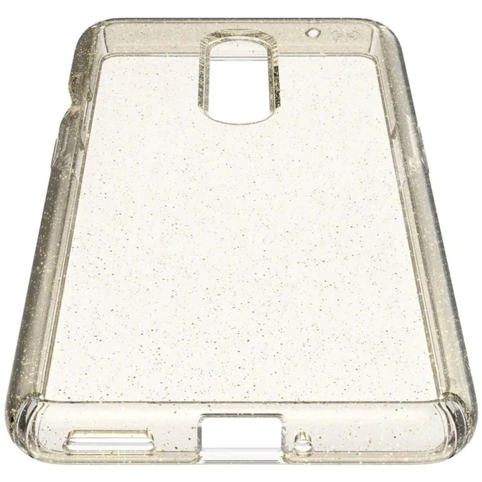 Speck Presidio Perfect-Clear with Glitter Phone Case for One Plus 8 5G - Clear With Gold Glitter/Clear by Speck - Image 5