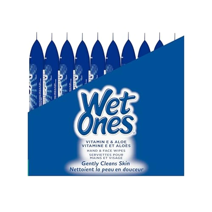Wet Ones Vitamin E and Aloe Hand Wipes, Wet Wipes, 20 Count (10 pack) by Wet Ones - Image 2