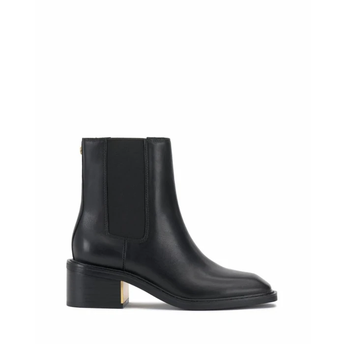 Vince Camuto Women's Glina Short Boot, Black/Soft Cow Nappa Leather Elastic G, Size 9 by Vince Camuto - Used - Like New condition