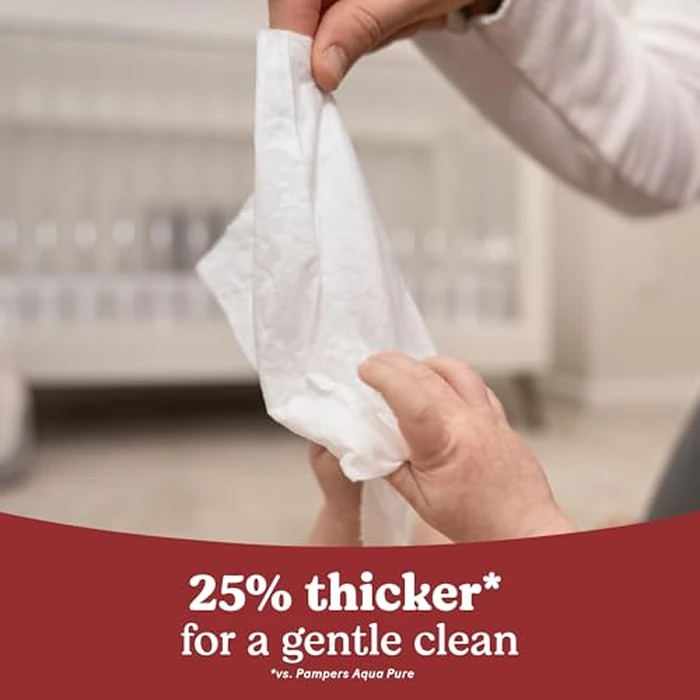 Huggies Nourish Scented Baby Wipes, 10 Push Button Packs (560 Wipes Total) by HUGGIES - Image 3