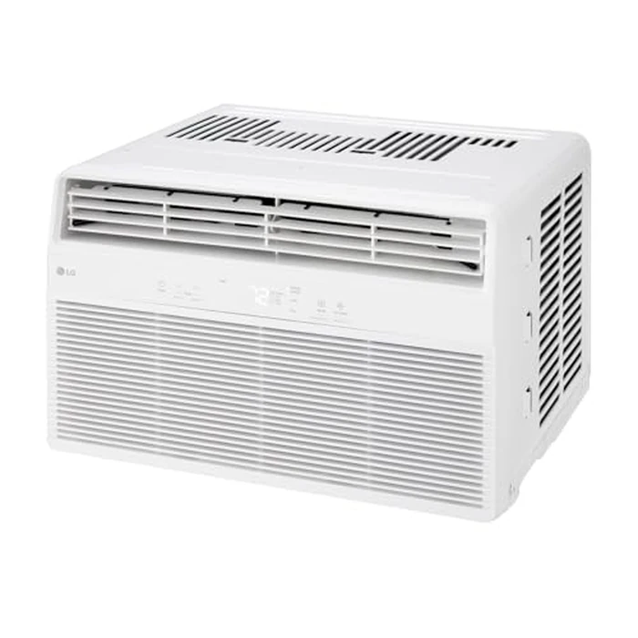 LG 6,000 BTU Window Air Conditioner, Cools 250 Sq.Ft. (10' x 25' Room Size), Quiet Operation, Electronic Control with Remote, 2 Cooling & Fan Speeds, 2-Way Air Deflection, Auto Restart, 115V by LG - Image 1