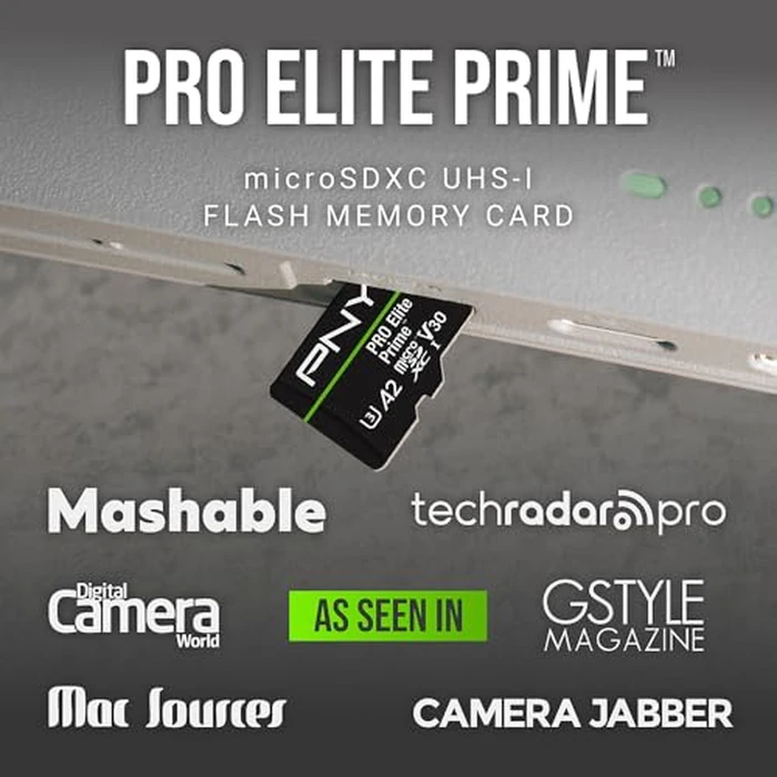 PNY 256GB PRO Elite Prime(TM) C10 U3 V30 A2 microSDXC Flash Memory Card - Ultra-Fast Speeds, Read 200MB/s, Write 150MB/s, 4K UHD, Full HD, UHS-I, for Smartphones, Drones, Action Cameras by PNY - Image 9