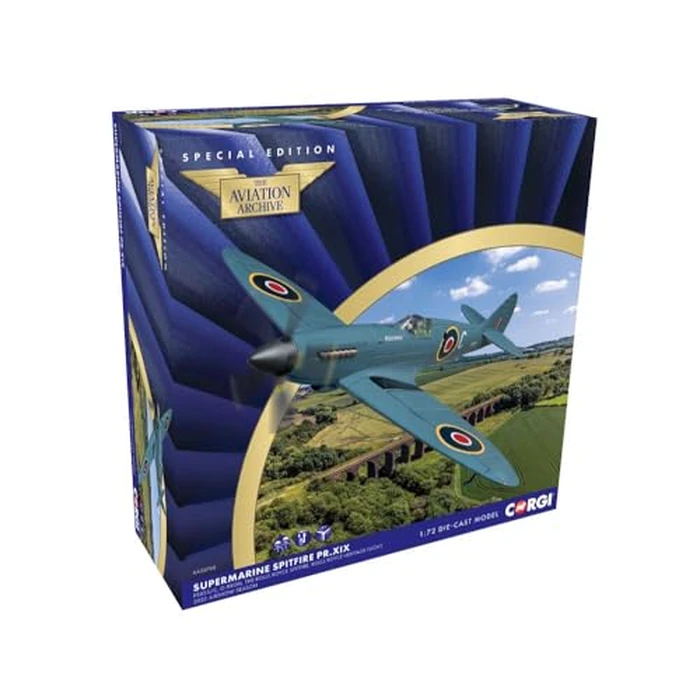 Corgi AA38708 Supermarine Spitfire PR.XIX G-RRGN PS853 Rolls Royce Herita Die-cast Model by Corgi - Image 6