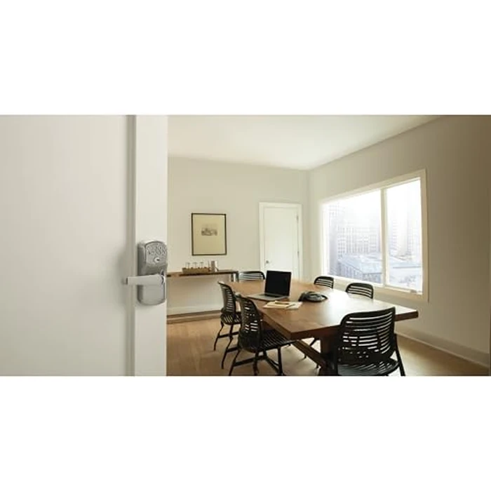 Schlage FE595CS V PLY 626 ELA Plymouth Light Commercial Electronic Keypad Lock with Elan Lever, Brushed Chrome by SCHLAGE - Image 5
